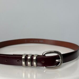 MEXX 💯% Leather Belt (Burgundy)